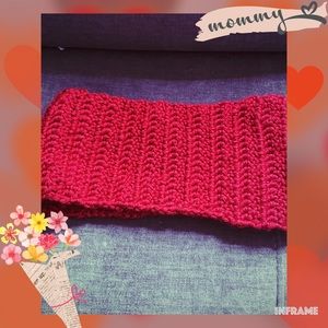 Cherry infinity scarf/short